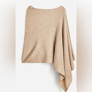 J Crew cashmere wool poncho